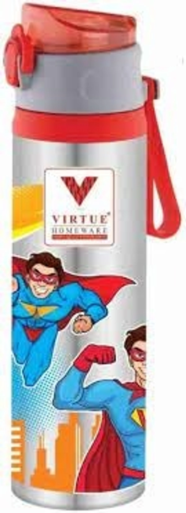 VIRTUE ATLANTIS STAINLESS STEEL BOTTLE FOR KIDS 800 ML - Blue, 10, 25, 10
