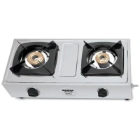 MAHARAJA WHITELINE TRENDY PLUS 2 BURNER GAS STOVE - Gray, 40, 18, 22