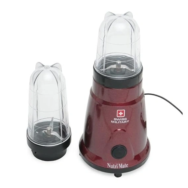 SWISS MILITARY Nutri Mate Blender 500 Watt - Red, 28, 22, 20