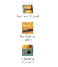 SWISS MILITARY SUNSHINE QUARTZ ROOM HEATER  - Green, 26, 33, 12