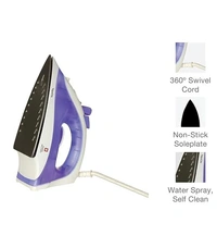 SWISS MILITARY VAPORLITE STEAM IRON 2000W - Purple, 29, 14, 16.5
