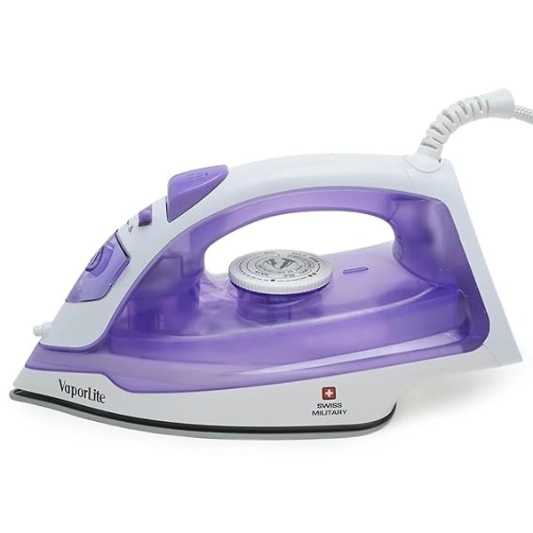 SWISS MILITARY VAPORLITE STEAM IRON 2000W - Purple, 29, 14, 16.5