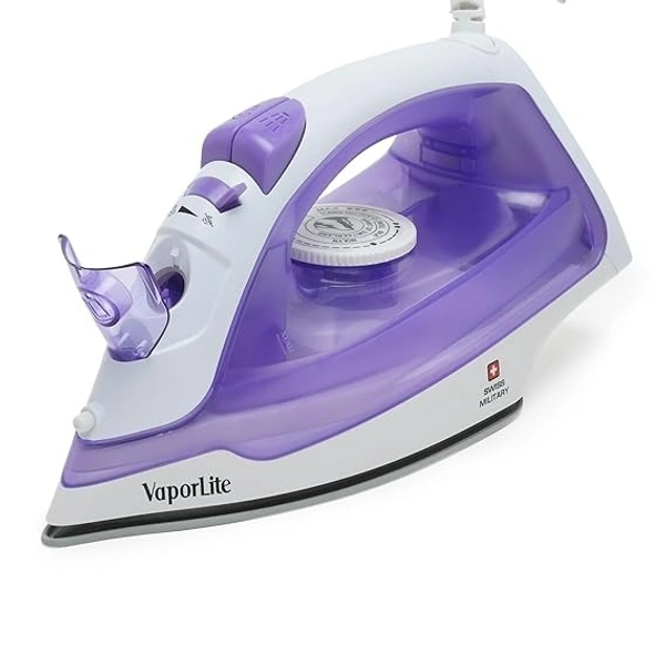 SWISS MILITARY VAPORLITE STEAM IRON 2000W - Purple, 29, 14, 16.5