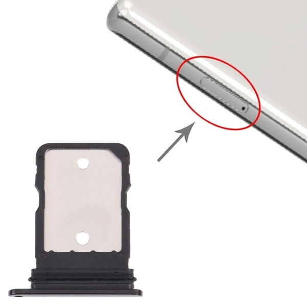 Google For Google Pixel 6 Pro Single Sim Card Tray Holder Slot - Black