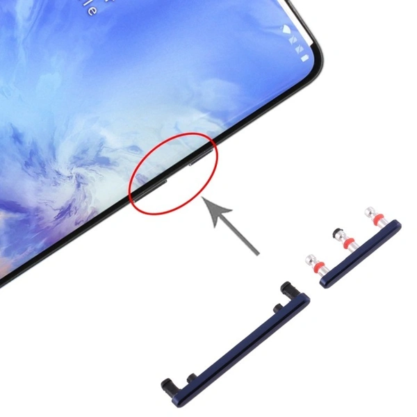 OnePlus For OnePlus 7 Pro External Side Power On Off Volume Outer Metal Key Button 