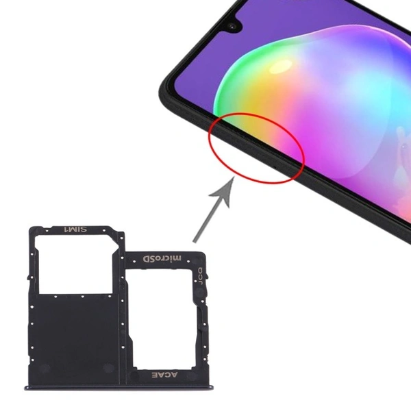 Samsung For Samsung A31 SIM Card Tray Micro SD Card Slot Sim Outer Holder