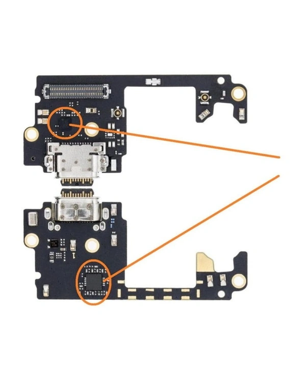 Motorola For Moto Edge 20 Pro OEM Charging Port Mic Connector Flex Sub Board