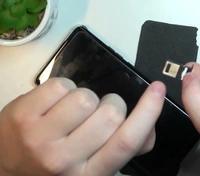 Motorola For Motorola Moto Edge 40 Dual Sim Card Tray Reader Holder Black