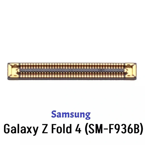Samsung  For Samsung Galaxy Z Fold 4 SM-F936 Spin Axis Upper Lower FPC Connector On PCB Board 