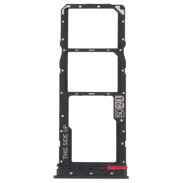 Motorola For Motorola Moto G32 Dual Sim Card Tray Reader Holder Black