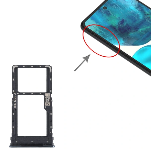 Motorola For Motorola Moto G52 Dual Sim Card Tray Reader Holder 