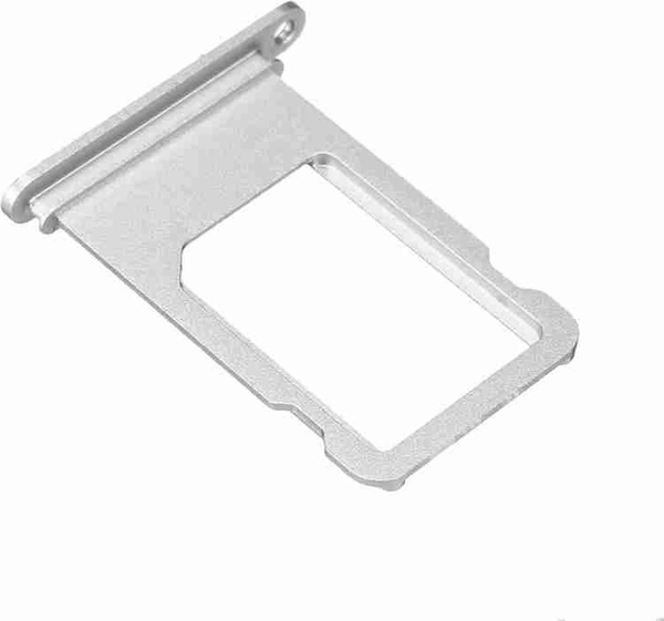 Apple For iPhone 7 Plus Sim Card Holder Slot Nano Sim Tray Replacement (Silver)