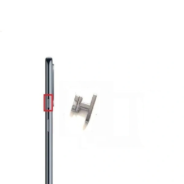 OnePlus For OnePlus 1+ Nord 5G Side Mute Audio Key Outer Rubber Button(Black)