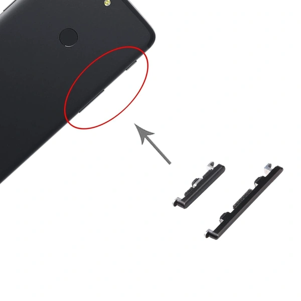 OnePlus For OnePlus 5 External Side Power On Off Volume Outer Metal Key Button  Black 