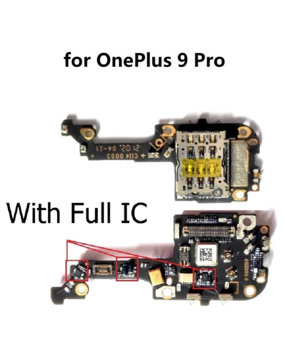 SIM Card Reader With Mic Flex For Oneplus 9 Pro