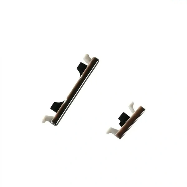 Huawei  For Huawei P40 Side Power On Off Volume Key Outer Rubber Button : Silver