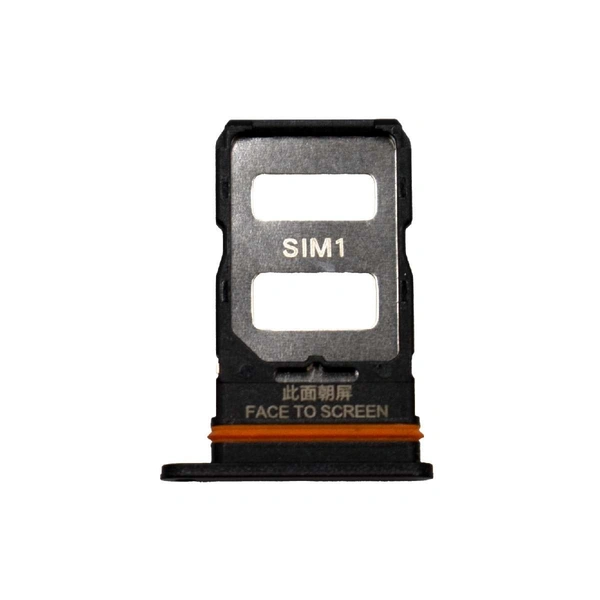 Xiaomi For Xiaomi Poco X5 Pro Dual Sim Card Tray Slot Holder Black Replacement Part