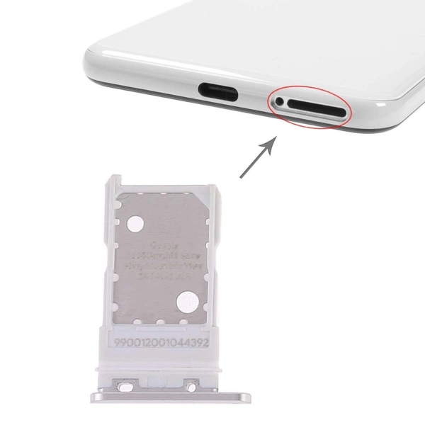 Google For Google Pixel 3 SIM Card Reader Holder Tray : White