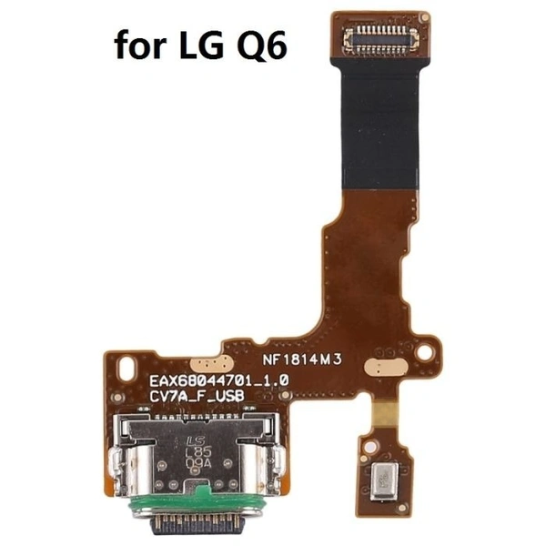 LG For LG Q6 Charging C Type Port USB Charger Dock Mic Connector Flex