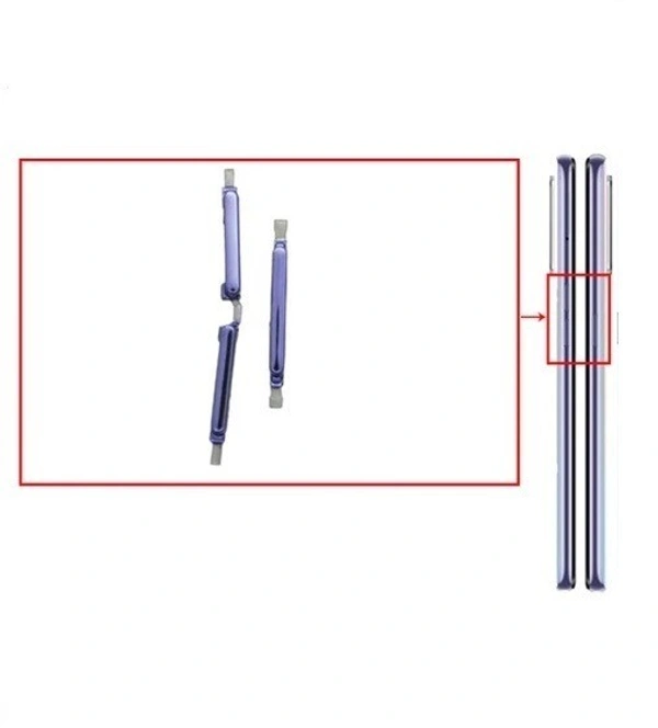 Oppo For Oppo Reno 6 4G  External Side Power On Off Volume Outer Rubber Key Button