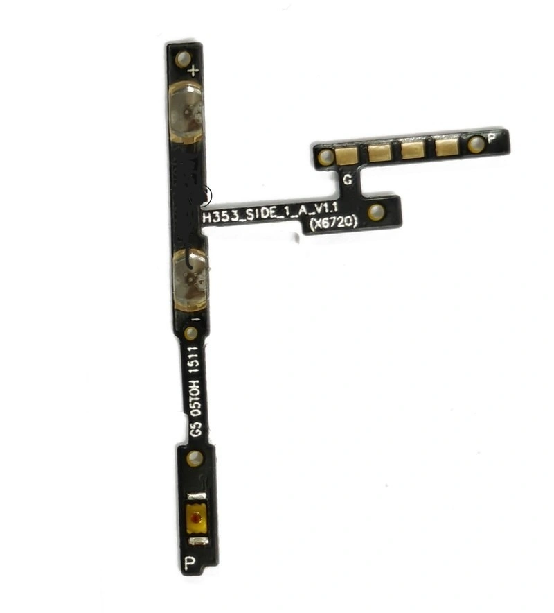 For Infinix Hot 50 5G Power On Off Key Switch Button Flex Cable Patta