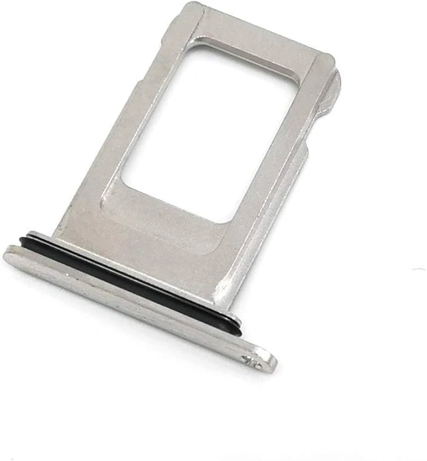 Apple For iPhone XS Max Sim Card Holder Slot Nano Sim Tray Replacement (Silver)