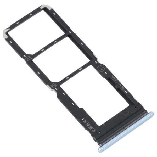 Vivo For Vivo Y21 2021 / Y21S / Y21T / Y21T SIM Card Reader Micro SD Card Slot Tray Holder 