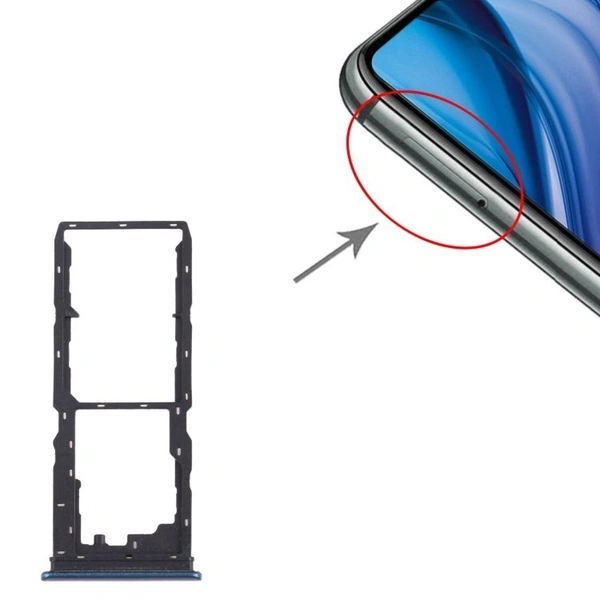 Vivo For Vivo Y30 SIM Card Tray Slot Sim Outer Holder Adapter Socket