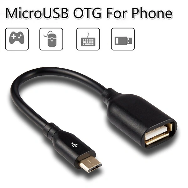 iSparehub OTG Adapter Micro USB V8 Port to USB Cable , Data Input , Keyboard Connection Android Mobiles