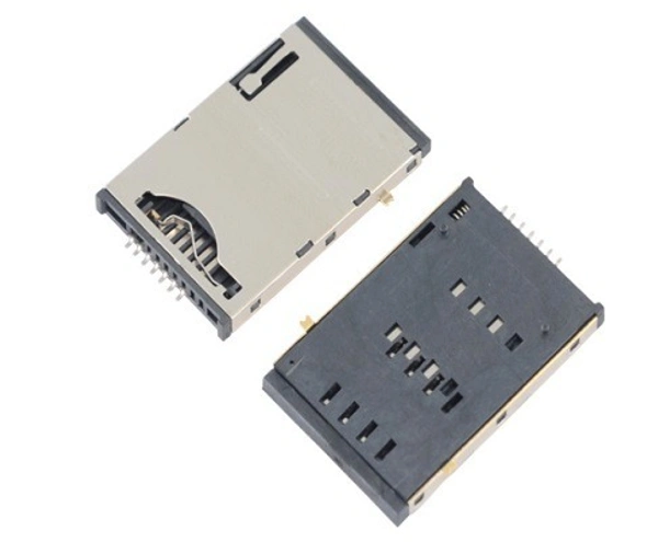 iSparehub Generic SIM Card Connector,PUSH Type ,6P+1P,H1.9mm