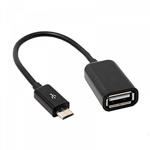 iSparehub OTG Adapter Micro USB V8 Port to USB Cable , Data Input , Keyboard Connection Android Mobiles