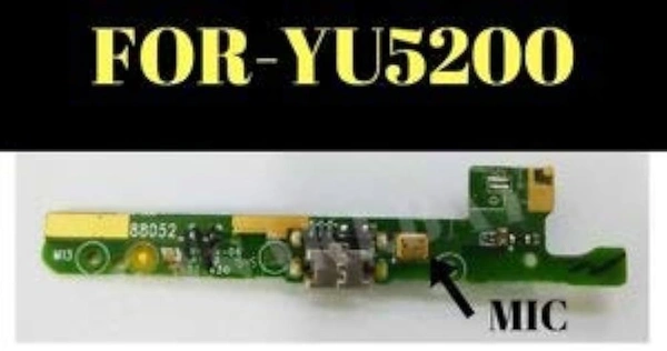 Micromax For Micromax YU 5200 Charging USB Port Mic Flex Sub Board