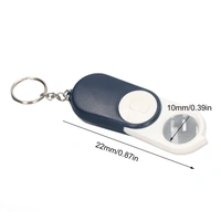 isparehub Mini Pocket Magnify Glass 10X Magnifying  W / Light Mini Illuminated