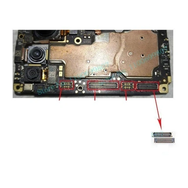 Xiaomi For Redmi Note 11 Pro 5G USB Charging FPC Connector On Motherboard 