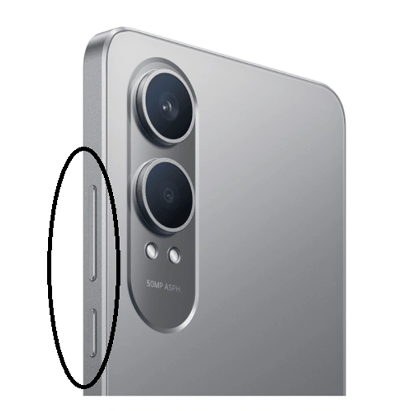 OnePlus For OnePlus Nord CE4 Lite 5G External Side Power On Off Volume Outer Rubber Key Button