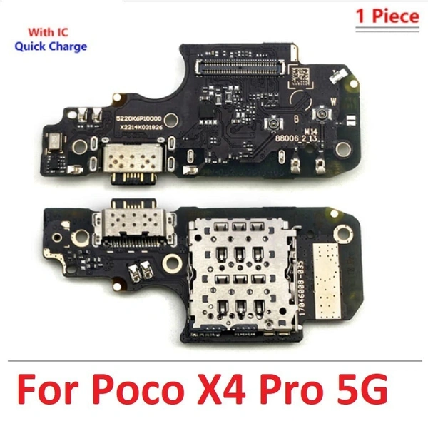 Xiaomi For Xiaomi Poco X4 Pro 5G USB Charging Port Sim Mic Flex Sub Board