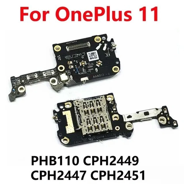 OnePlus For OnePlus 11 Sim Card Tray Reader Slot Socket Connector Microphone Sub Board Flex