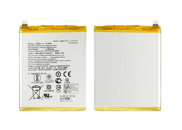 Asus For Asus Zenfone 4 Z01KD ZE554KL ZC600KL X017DA, C11P1618 OEM Battery FULL CELL Battery 