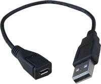 iSparehub For Morpho 1300 E2, E2 OTG Female V8 Micro USB to Male USB Adapter Cable 