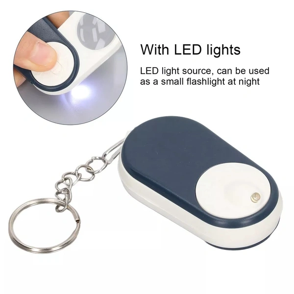 Generic Mini Folding Portable 10X Magnifying Glasses Lens Handheld Pocket Key Ring With LED Light Reading Eye Loupe Keychain Magnifier