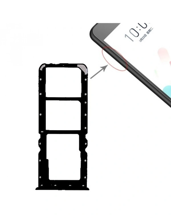 Oppo For Realme Narzo 30 SIM Card Tray Slot Sim Outer Holder Adapter Socket
