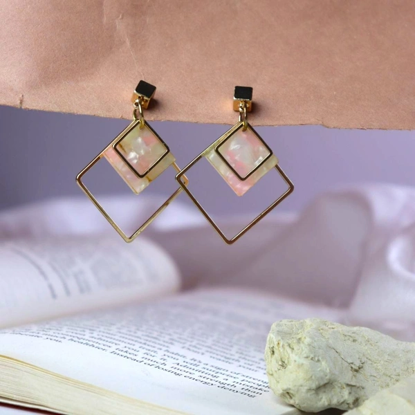 Pink Korean earings