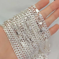 Silver Diamond Cut Chain