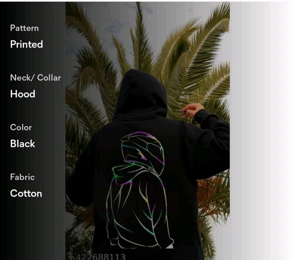 Men's Rider Hoody Cotton Fabric Premium  - M/L/XL