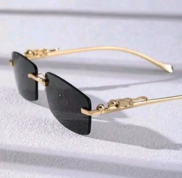 Men's Gold Alloy Glasses 