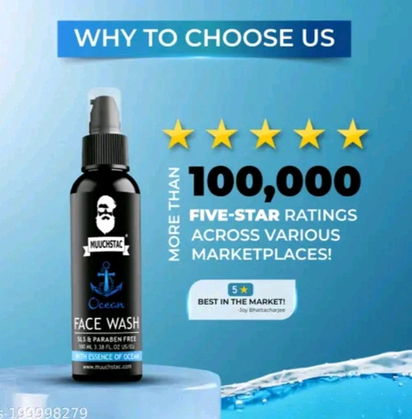 Muustach Ocean Face Wash 