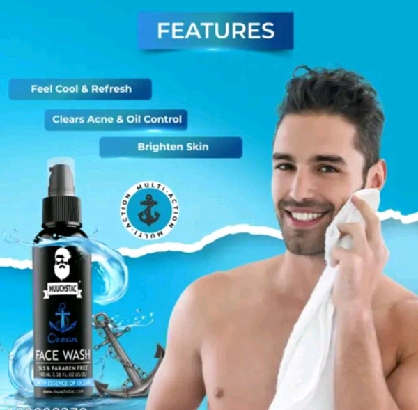 Muustach Ocean Face Wash 