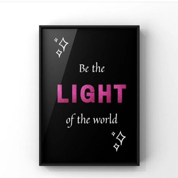 Be The Light A4