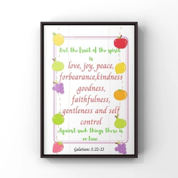 Fruit Of The Spirit A4