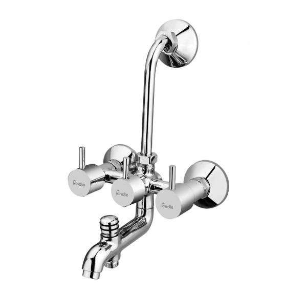 Kidlen Flora Wall Mixer 3 in 1 With Bend (56140)